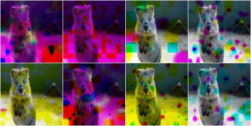 Basic example for BlendAlphaSimplexNoise with per_channel=True