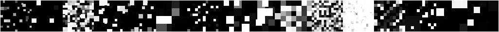 Examples of noise masks generated by BlendAlphaSimplexNoise with upscaling method nearest