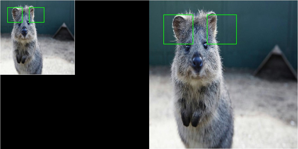 Projecting bounding boxes